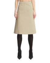 Beige A-Line Skirt - Women's clothing | PLP | dAgency