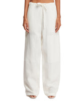 White Wide Leg Pants - Women's trousers | PLP | dAgency