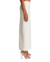 White Linen and Viscose Skirt | PDP | dAgency