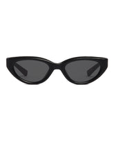 Maison Margiela x Gentle Monster Black MM108 Leather L01 Sunglasses | PDP | dAgency