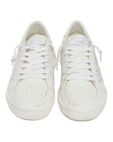 White Ballstar Sneakers | PDP | dAgency
