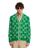 Green Cotton GG Cardigan - Men's knitwear | PLP | dAgency
