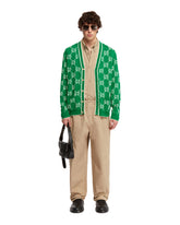 Green Cotton GG Cardigan - Gucci men | PLP | dAgency