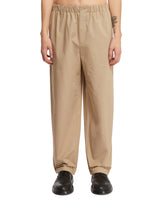 Beige Heavy Cotton Pants - Men's trousers | PLP | dAgency