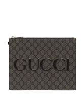 Gray Pouch With Strap - Gucci men | PLP | dAgency