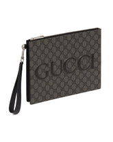 Gray Pouch With Strap - Gucci men | PLP | dAgency