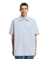 Blue Cotton Shirt - Gucci men | PLP | dAgency
