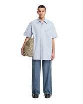 Blue Cotton Shirt - Gucci men | PLP | dAgency