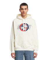 White GG Cotton Hoodie - Men's sweatshirts | PLP | dAgency