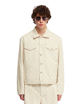 White GG Cotton Jacket - Gucci men | PLP | dAgency