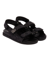 Grey Double G Sandals - Women's flats | PLP | dAgency