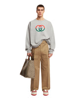 Grey Printed Sweatshirt - Gucci men | PLP | dAgency