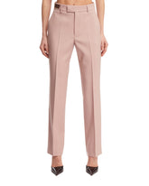 Pink Horsebit Label Trousers - Women's trousers | PLP | dAgency