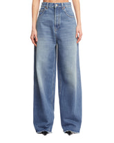 Blue Slim Horsebit Denim Pants - Women's jeans | PLP | dAgency