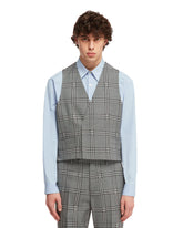 Gray Horsebit Wool Vest - Men's vests | PLP | dAgency
