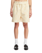 White GG Terrycloth Shorts - Men's shorts | PLP | dAgency