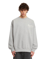 Gray Cotton Logo Sweatshirt - Men's sweatshirts | PLP | dAgency