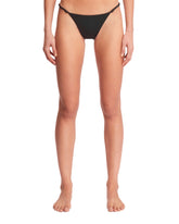 Black Adjustable Bikini Bottom - HAIGHT WOMEN | PLP | dAgency