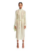 Green Lotus Transparent Dress - HOLZWEILER WOMEN | PLP | dAgency