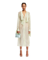 Green Lotus Transparent Dress - HOLZWEILER WOMEN | PLP | dAgency