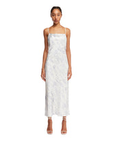 White Eila Printed Dress - HOLZWEILER | PLP | dAgency