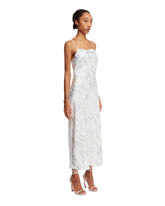 White Eila Printed Dress | PDP | dAgency