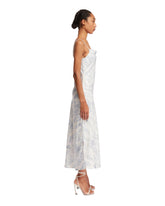 White Eila Printed Dress | PDP | dAgency