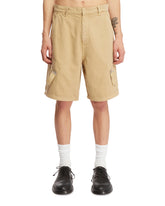 Beige Cotton Shorts - Men's shorts | PLP | dAgency