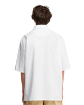 White Cotton Printed Shirt | PDP | dAgency