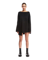 Black Cashmere Mini Dress - Jil sander women | PLP | dAgency