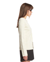 White Buttoned Cardigan | PDP | dAgency