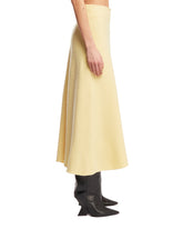 Yellow Flared Skirt | PDP | dAgency