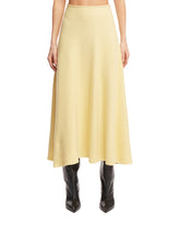 Yellow Flared Skirt - Jil sander women | PLP | dAgency