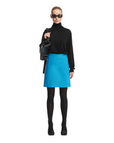 Blue Mini A-Line Skirt - Women's clothing | PLP | dAgency