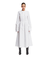 White Long Sleeve Dress - Jil sander women | PLP | dAgency