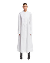 White Mandarin Collar Dress - Jil sander women | PLP | dAgency