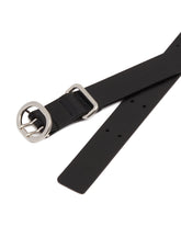 Black Leather Cannolo Belt - Women's belts | PLP | dAgency