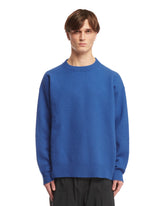 Blue Wool Sweater - Men's knitwear | PLP | dAgency