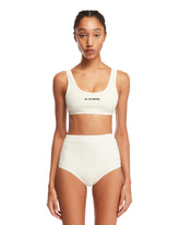 White Brassiere Bikini Top - Jil sander women | PLP | dAgency