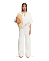 White Belted Pants - Women's clothing | PLP | dAgency