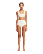 White High Waist Bikini Bottom - JIL SANDER | PLP | dAgency