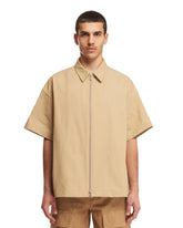 Beige Zipped Shirt - Jil Sander men | PLP | dAgency