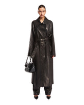 Black Leather Coat - KHAITE WOMEN | PLP | dAgency
