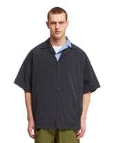 Blue Logoed Short Sleeve Shirt - KOLOR MEN | PLP | dAgency