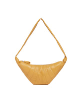 Yellow Croissant Shoulder Bag | PDP | dAgency