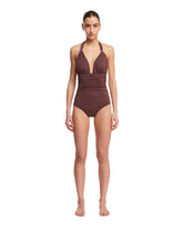 Brown One-Piece Swimsuit - LENNY NIEMEYER WOMEN | PLP | dAgency