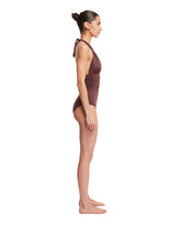 Brown One-Piece Swimsuit | PDP | dAgency