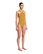 Gold One-Piece Swimsuit | PDP | dAgency