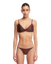 Brown Triangle Bikini Top | PDP | dAgency