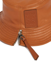 Brown Leather Bucket Hat | PDP | dAgency